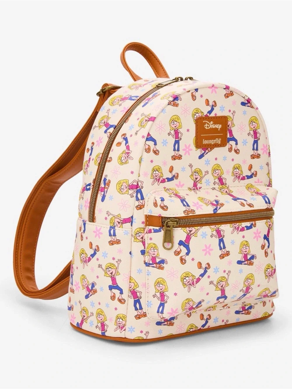 New Loungefly Disney Lizzie McGuire Cartoon Lizzie Mini Backpack